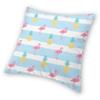 Pineapple And Flamingo Pillowcase Printing Polyester Cushion Cover Decorative Pink Bird Pillow Case Cover Home Square X