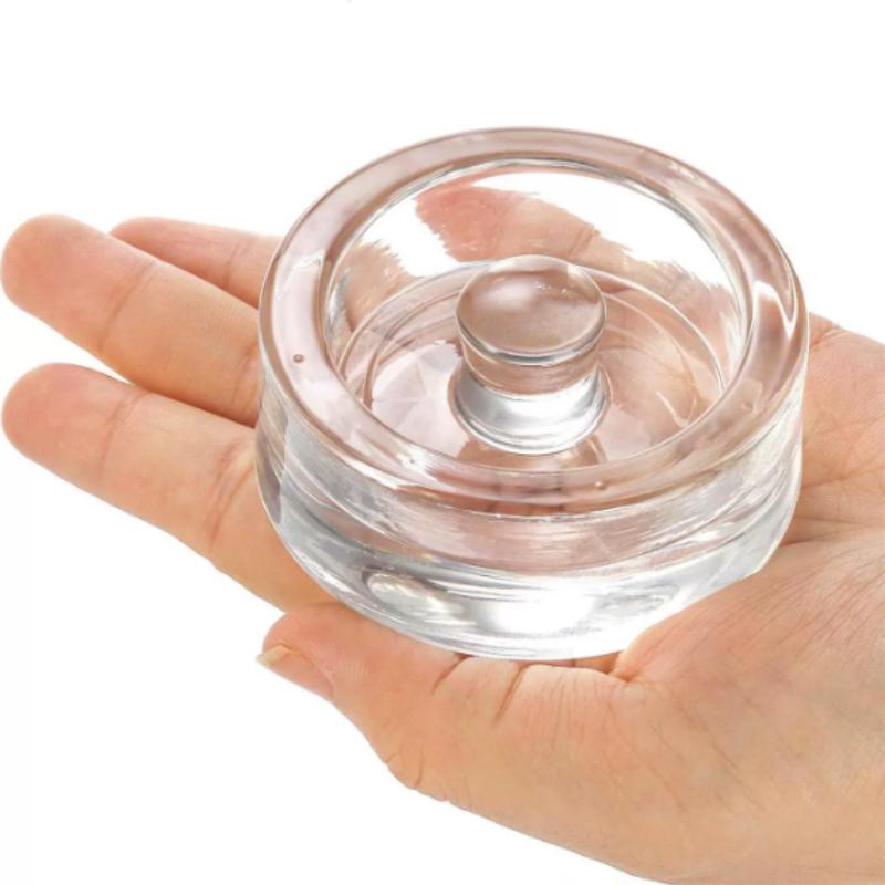 1/2 Pack Glass Fermentation Weight, Easy Grip Pickling Glass Weight for Home Brewing, Pickling, Fermented Fruits, Sauerkraut