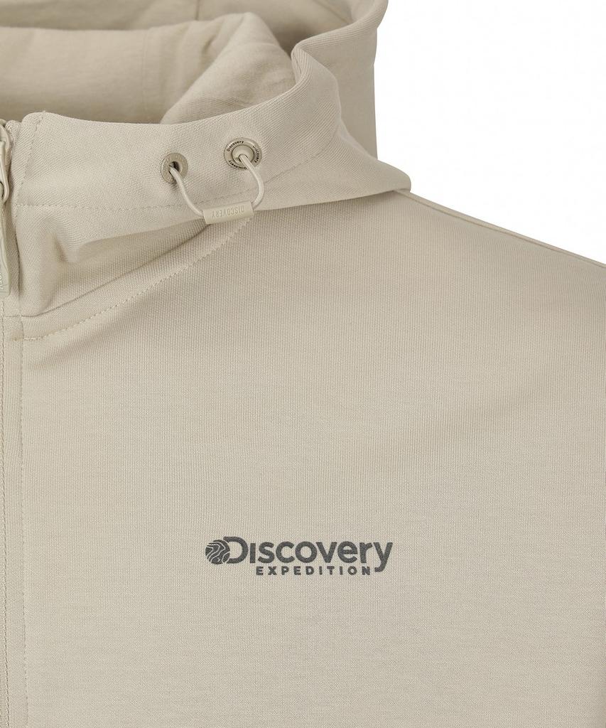 Discovery Expedition Men'S Tech Knit Training Hooded Jacket (Beige2)