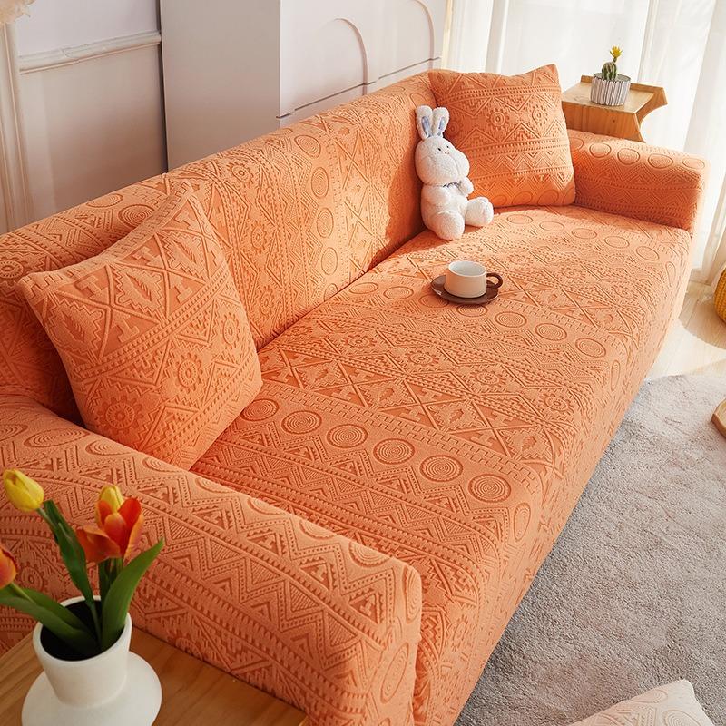 Bohemian Sofa Cover All-Inclusive Universal Cover, All-Season Universal Anti-Cat Scratch Sofa Cover Cover Fabric
