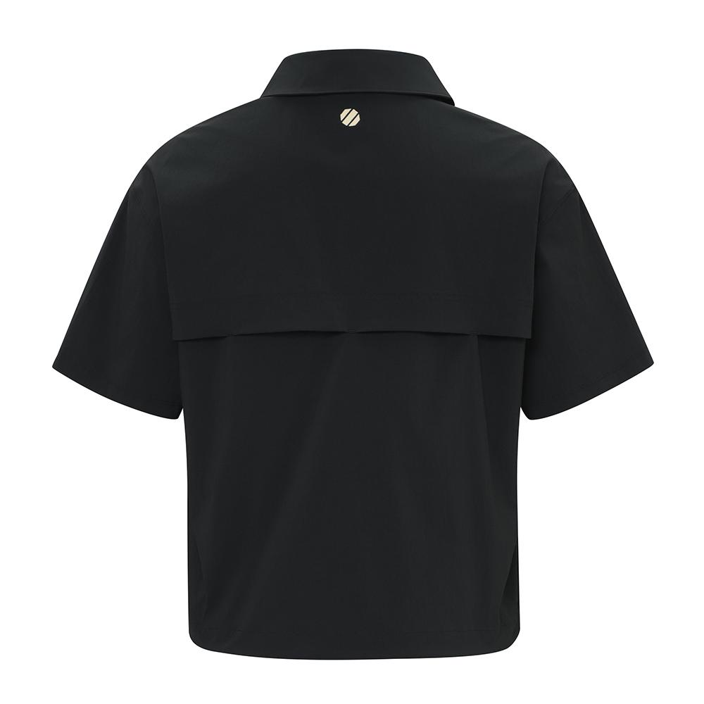 UFC SPORT Ufc Mild Regular Fit Half-Zip T-Shirt Black U2Ttw2204Bk