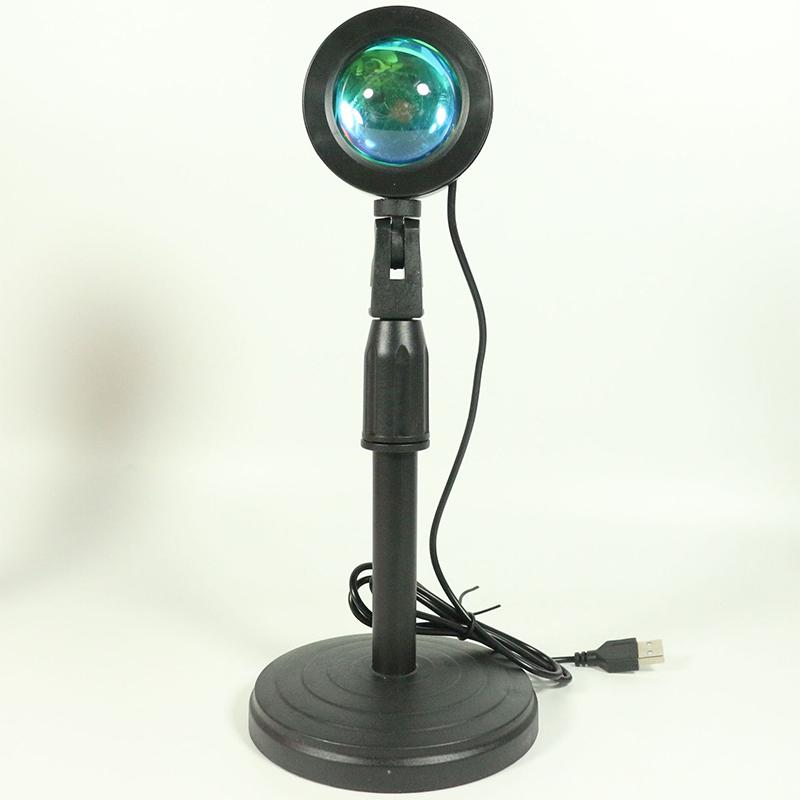LED USB Sonnenuntergang Projektorlampe Heimdekoration Tragbares Nachtlicht Stimmungs-Neonlicht