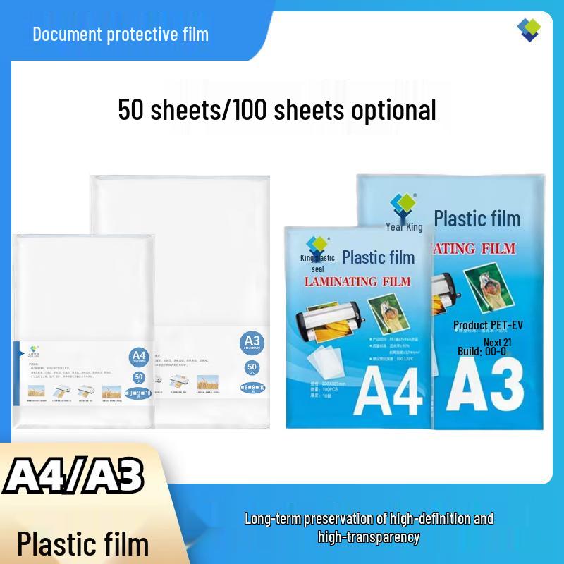 High-Clarity A3/A4 Thermal Laminating Film CN plug (adapter included)