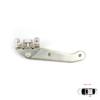 BDP28 venstre side skyvedør Nedre bunn rulleføringshengsel 701843405B for VW Transporter T4 Caravelle 1990-2003 UK PASSASJER