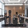 Hustle DC-9-4 Wireless 1-to-4 Lapel Bodypack Microphone System (CN Version)