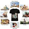 Western Turquoise Embellished MAMA Graphic Casual Top Pure Cotton T-shirt