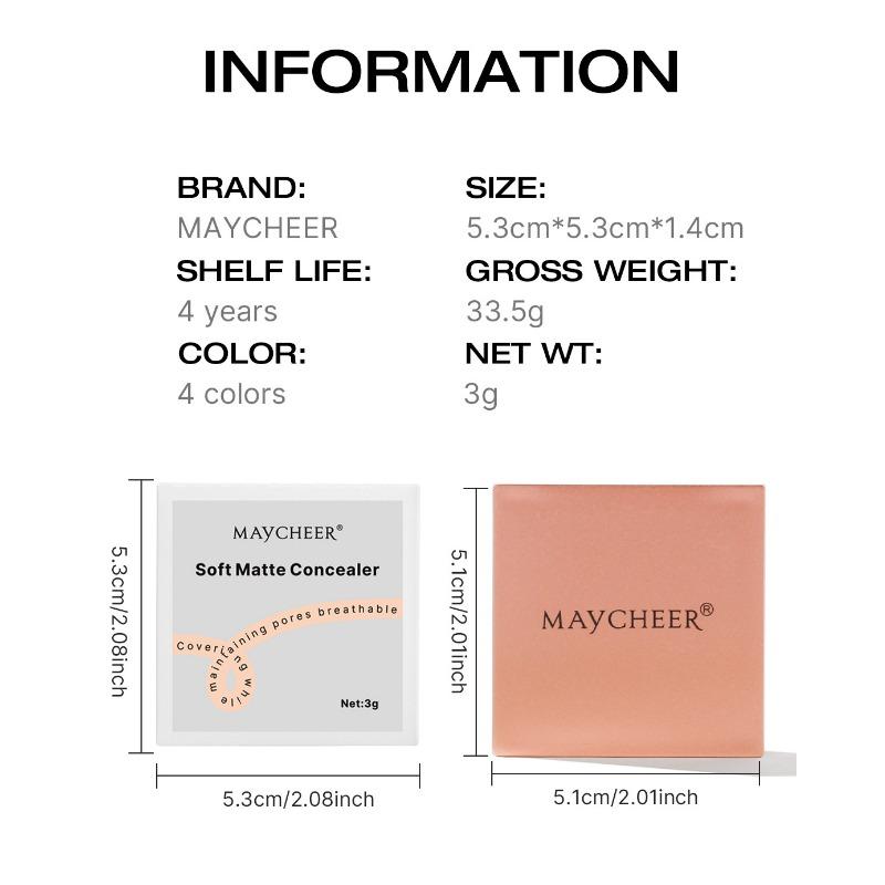 Maycheer Concealer Cream Covers Dark Circles And Skin Flaws