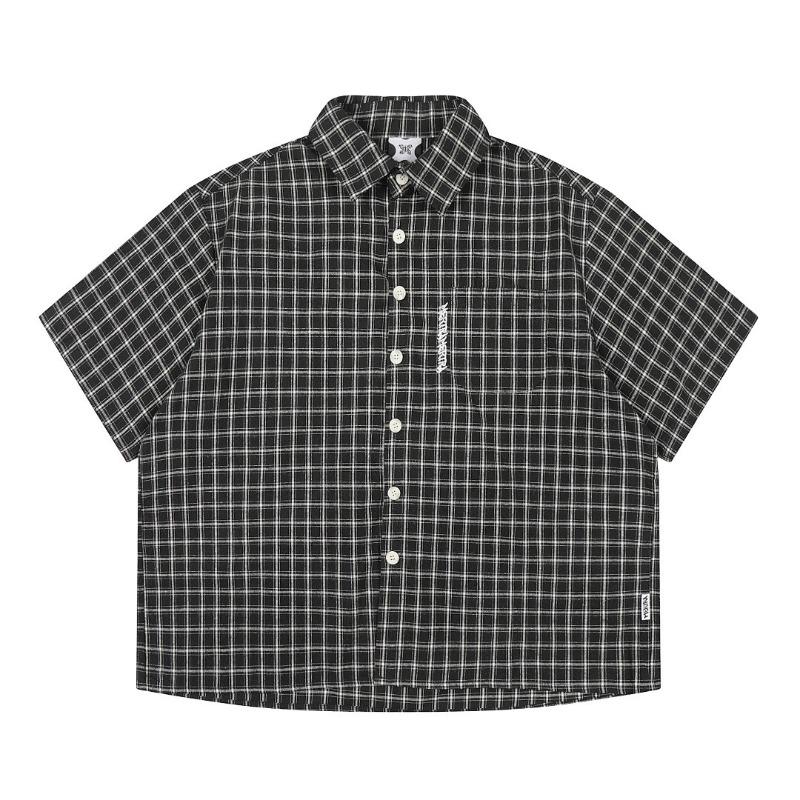 BeatStreet Red Mertra Camicie Uomo Donna Cotone Puro Casual Manica Corta Oversize Magliette Quotidiane