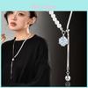 Stylish Long Snake Chain Necklace For Women Crafted From High-end Titanium Steel