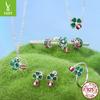 S925 Sterling Silver Spring Four-Leaf Clover Ladybug Jewelry Set Fresh Women'S Niche Light Luxury