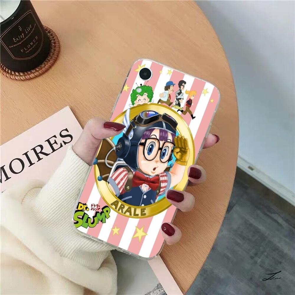 Cartoon Dr Slump Phone Case for iPhone 15 8 7 6 6S Plus X SE 2020 XR XS 14 11 12 13 Mini Pro Max Mobile Case