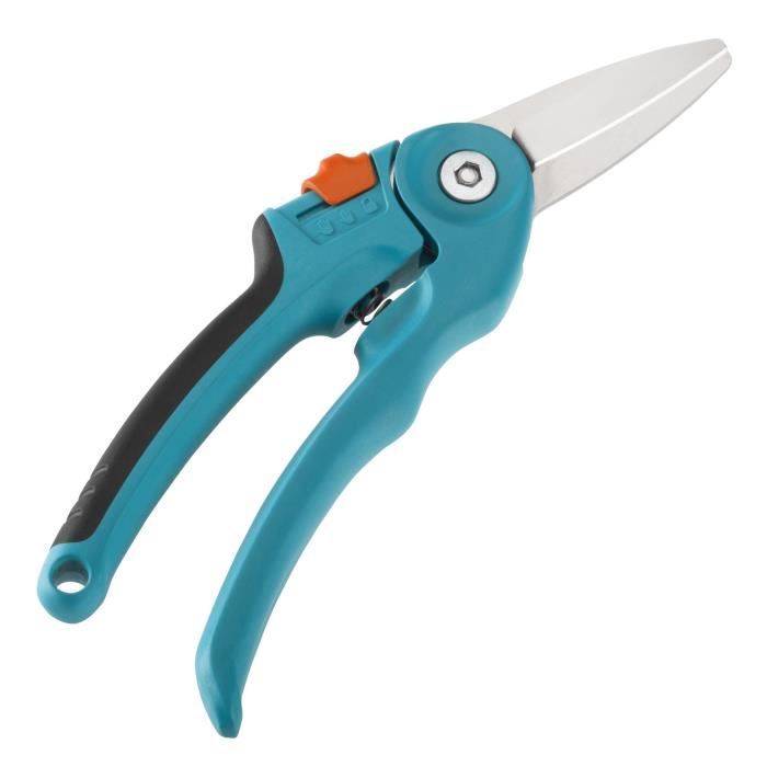 Gardena sécateur à herbes et à fleurs – lames franches acier inox – adapté pour balcons &amp; terrasses – garantie 25 ans (8707-20)