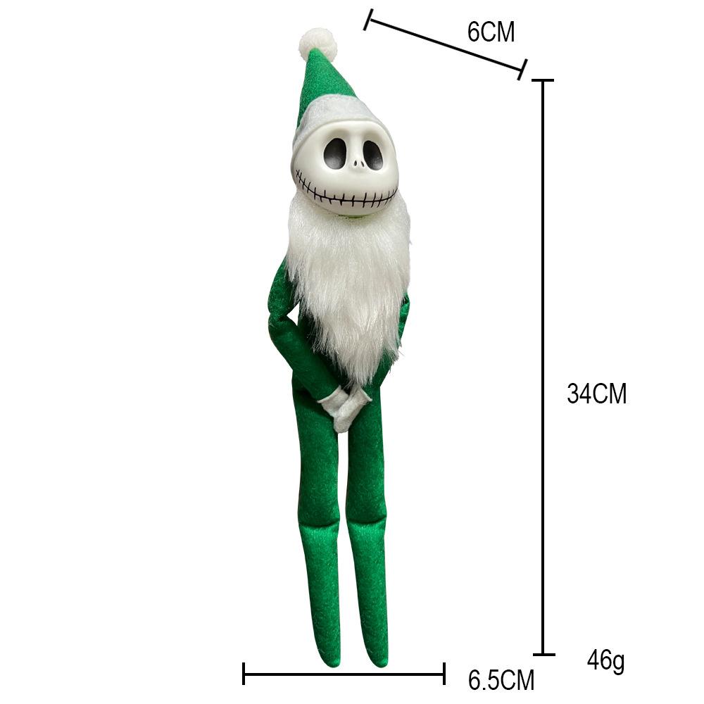 

New The Nightmare Before Christmas Doll Halloween Ornament Toys Collectible Room Decoration Pillow Doll Kids Toys Birthday Gift