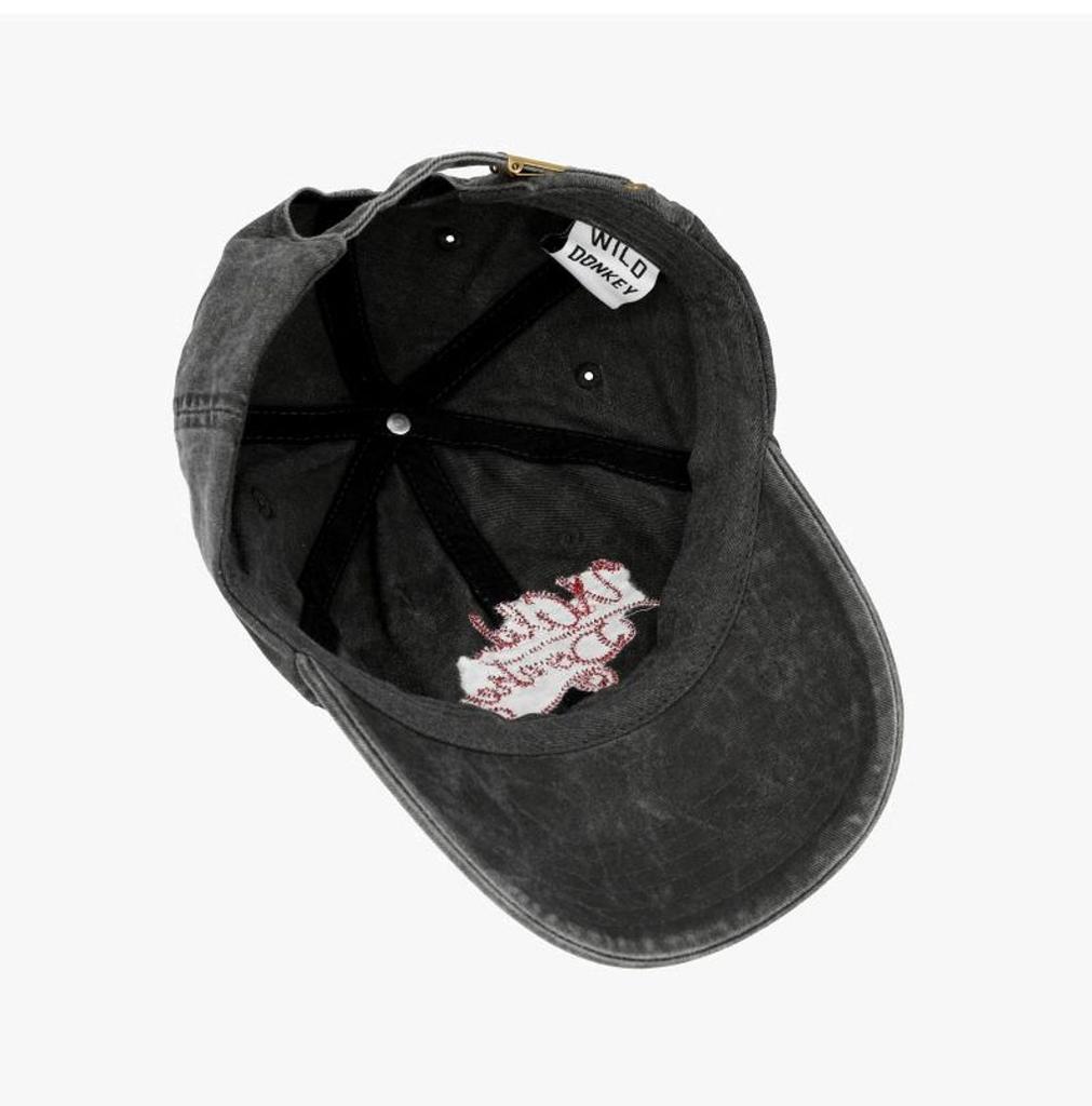 [WILD DONKEY] CP-VINNY VINTAGE BLACK Unisex Ball Cap