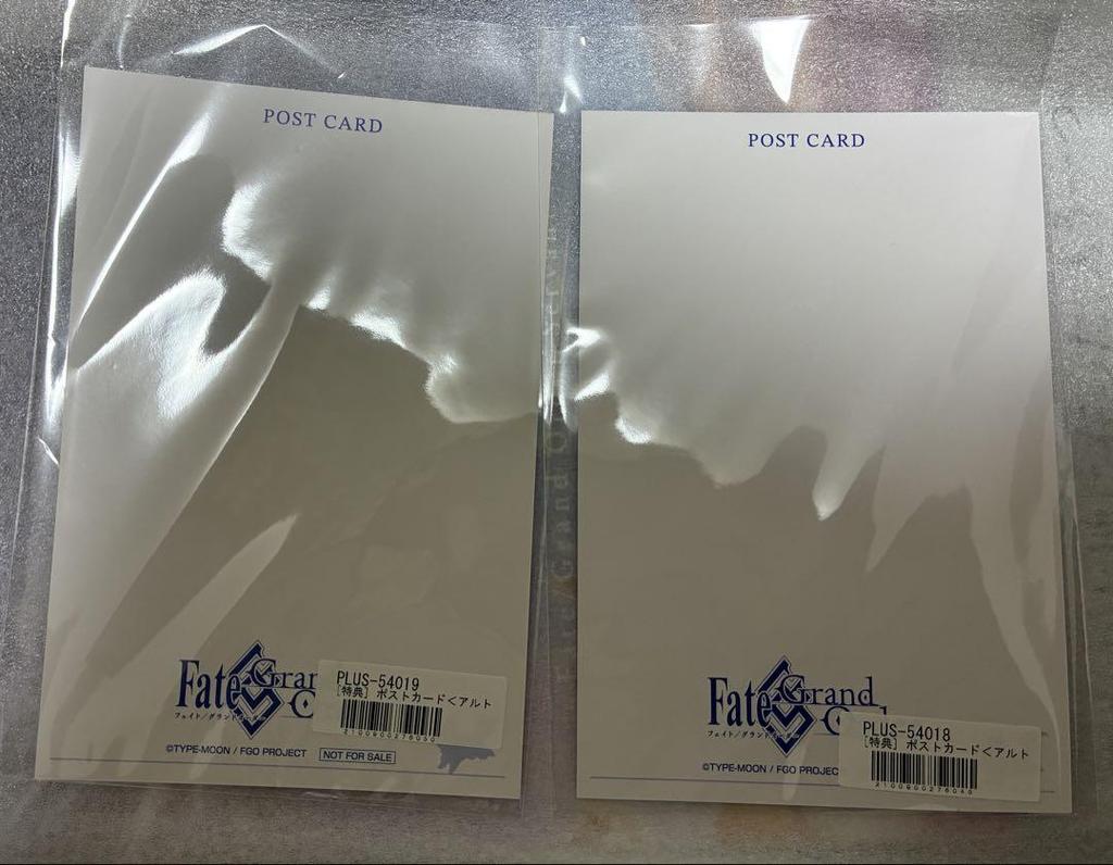 [USED] FGO Final Ascension Art Book Postcard Artoria