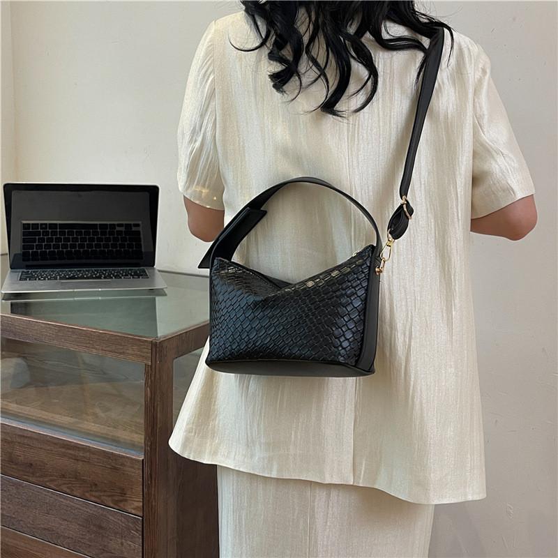 Stylish Pu Shoulder Bag For Women Trendy Casual Tote With Zipper And Phone Pocket