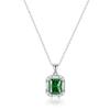 Necklaces for Women for Wedding and Party 8A Cubic Zirconia Pendant Luxury Sterling Silver Fine Jewelry Gifts