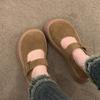 Modedesigner Plattform Damen Schuhe Wildleder Gemütliche Slipper Schuhe 2025 Neu Lässige Sneakers Mode Schnalle Sandalen Sommer Walking Sandalen