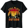 Solid Color Unisex Oneck T Shirt Casual Still Plays Outside Sunset Forest Scene Minimalist For Unisexs Male Tshirt Brand