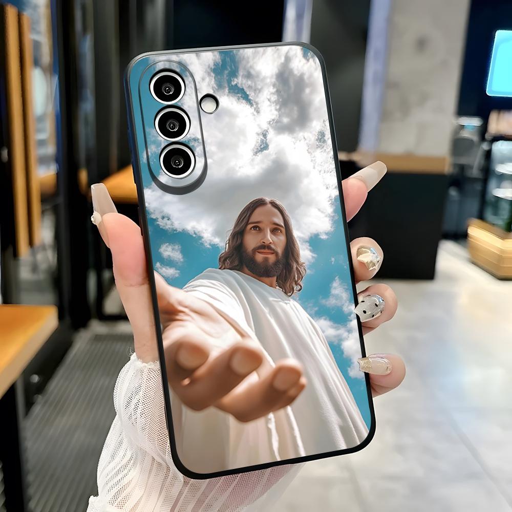Jesus Phone Case For Samsung S26 S25 Plus S20 S20 Plus S22 Ultra S23 FE S21 Plus S21 Ultra Soft Cover