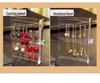 Acrylic Dustproof Earrings & Jewelry Organizer Box with Hanging Rack
