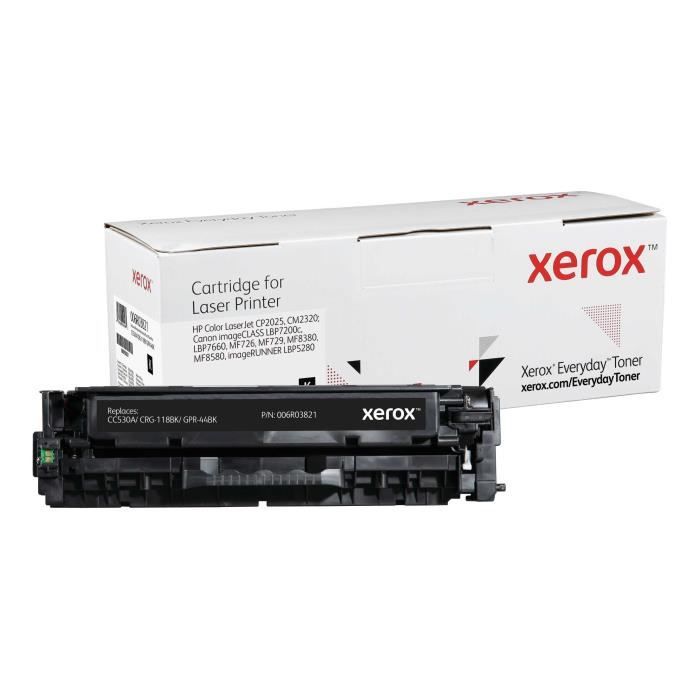 Toner Xerox Everyday Noir Capacité standard - Compatible HP CC530A - 3500 pages
