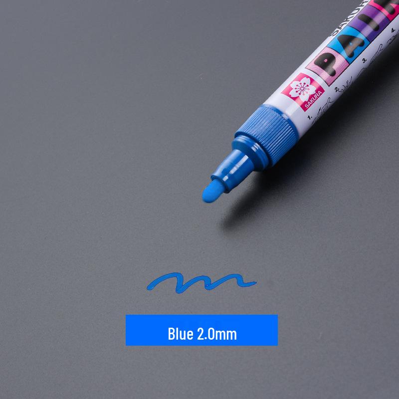 Japan Sakura Gold 2.0mm Paint Pen for Highlighting, Furniture Gilding, and Signature Design