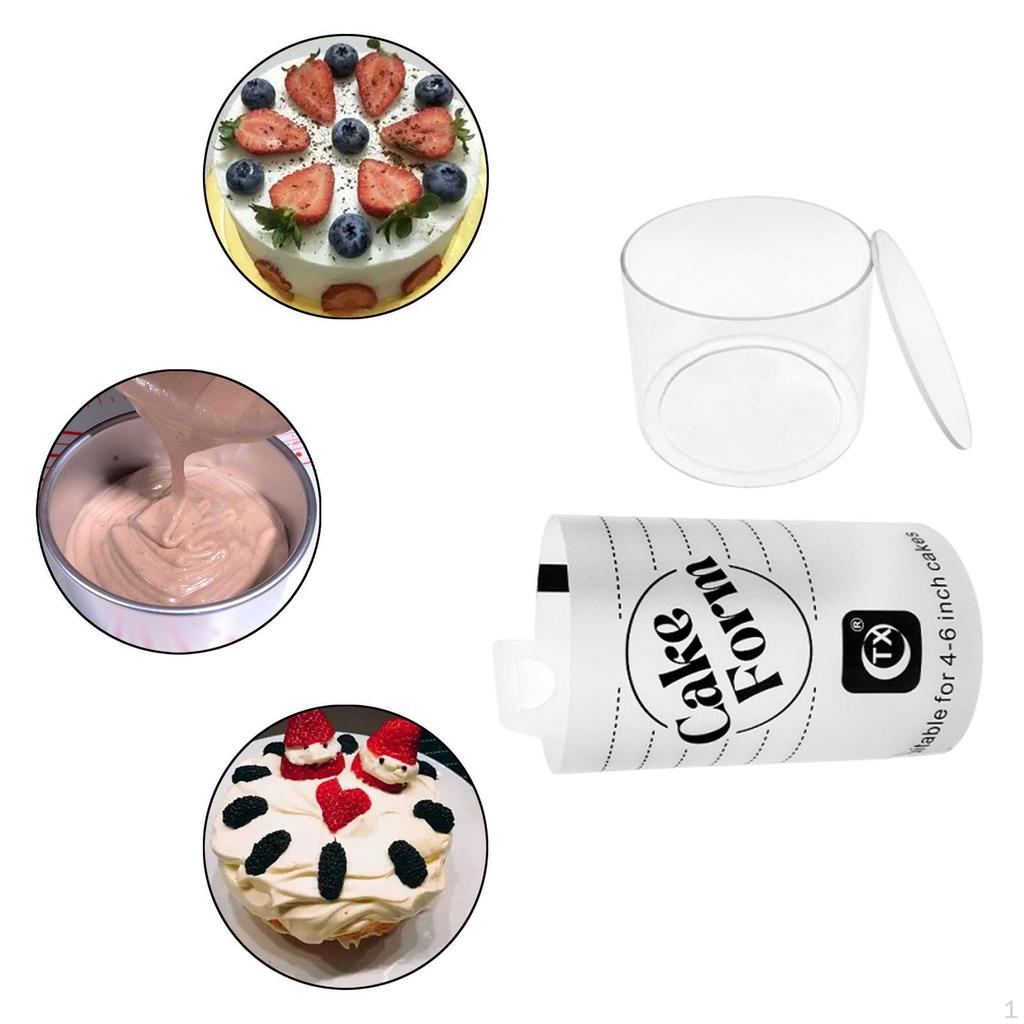 Akrylová dortová forma Multifunkční Odolnost Přenosná DIY Nástroj na výrobu