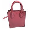 Michael Kors Mercer Letter Logo Pebbled Pendant Retro Leather Tote Bag Tote Bag Shopping Bag Portable Shoulder Crossbody Bag Mini Women's Pink