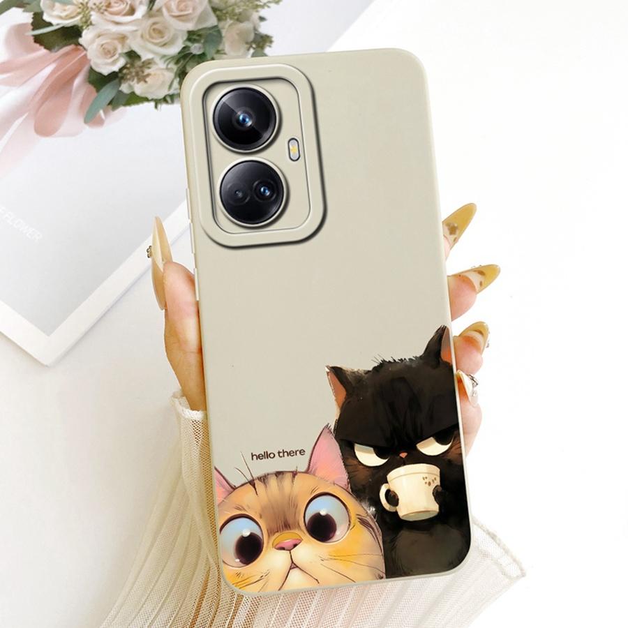 For Realme 10 Pro Case 10Pro+ Cover Rabbit Cartoons Silicone Soft Back Case For Realme10 Pro Plus Phone Case Protective Shell