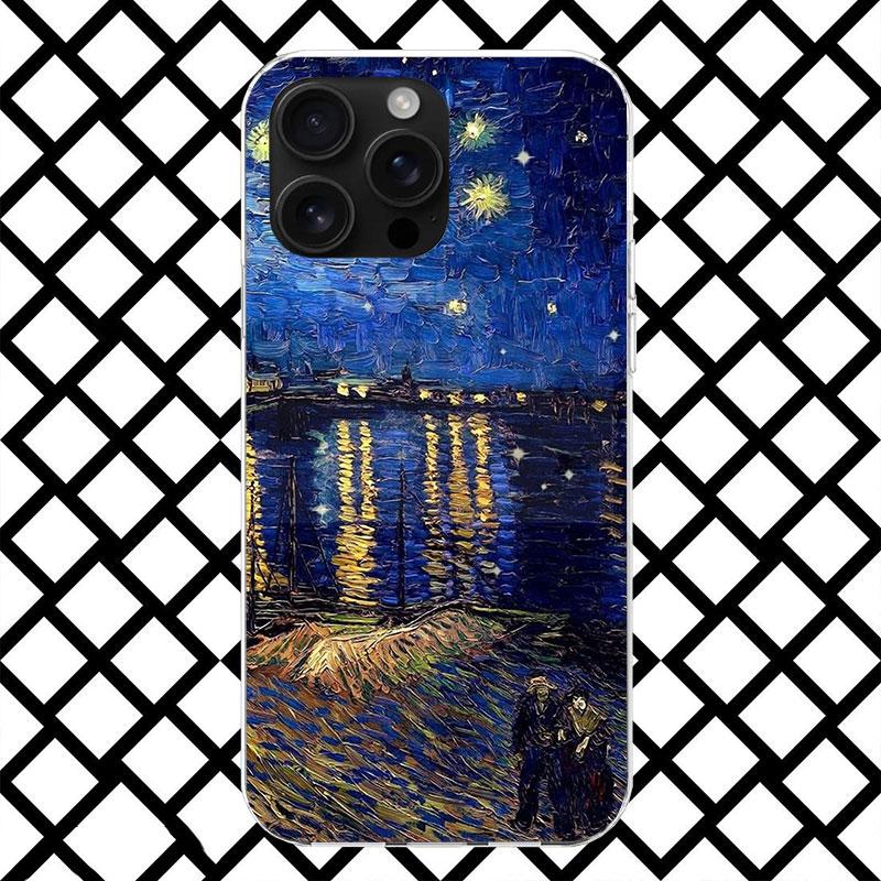 

Artistic Van Gogh Oil Painting Case Phone Case for iPhone 17 16 15 14 13 12 11 Series Pro Max Plus Double Layer Protection iphone 14 Plus