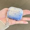 Gradually Change Blue Snowflake for AirPods Pro1 Protective Case AirPods 1 Apple Earphone Cover 1 Generation 1 Generation Pro1