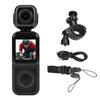 4K Handheld Camera with 180 Degrees  Rotating Lens APP Front Rear Dual Lens 1.53 Inch Screen WIFI Enabled Camera for
