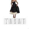 Prom Dress Women Summer Spaghetti Straps Party Gown for Wedding Dating Bride S Black
