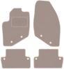 Beige Velour Floor Mats For: Volvo S60 I Liftback (2000-2009)