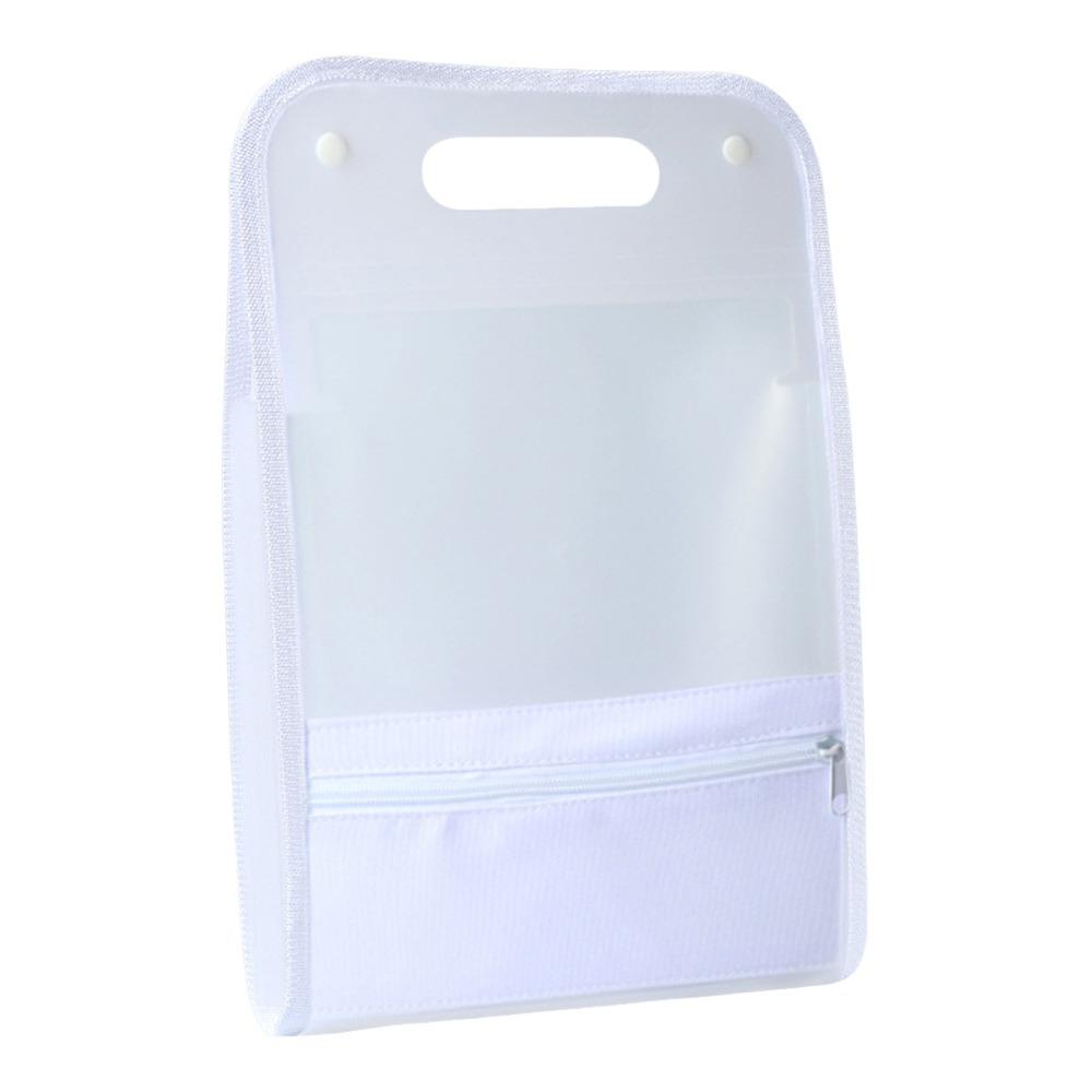 

Сумка-гармошка большой вместимости с молнией, 13 карманов, сумка-органайзер, портативная папка для файлов формата А4 для студентов белый