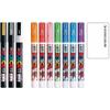 Mitsubishi Pencil Water-based Marker POSCA Posca [7 Lame Colors+White/Gold/Silver] + Loco Cat Car...