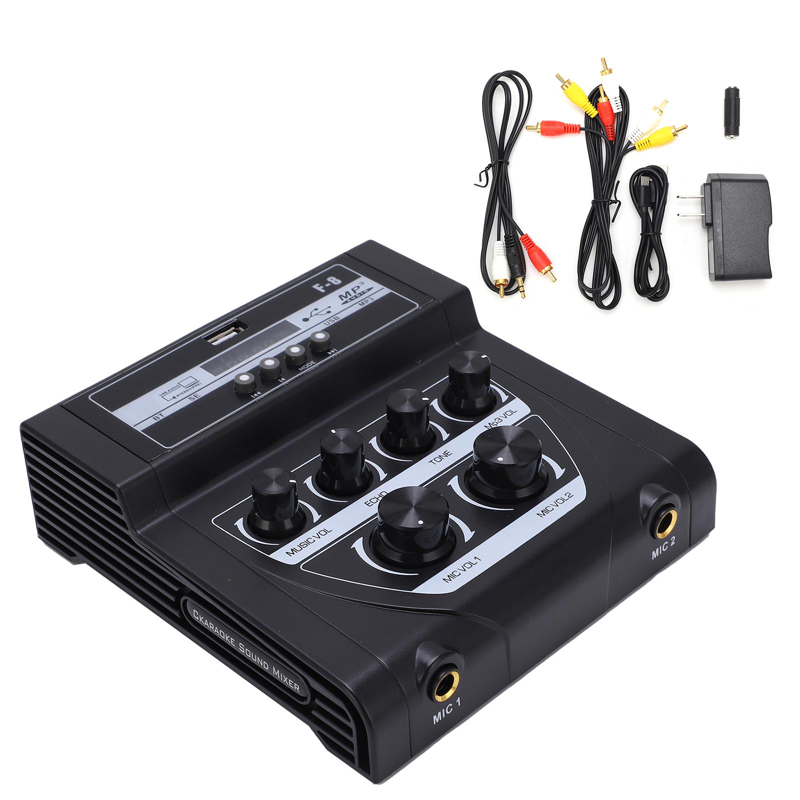 

Small Audio Mixer Home Sound Board Console System Bluetooth Recording