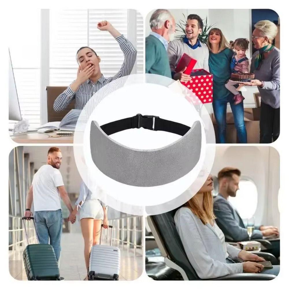 Adjustable Buckles Head Support Strap Portable Neck Support Band Airplane Travel Pillow  Cervical