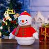 17/21/31cm Christmas Snowman Doll Christmas Supplies Snowman Decoration Doll Children Holiday Gift