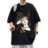 Vinegar Double Jojos Bizarre Adventure Anime Trend Tshirt Cotton Graphic Tee Unisex Unisex Summer Streetwear