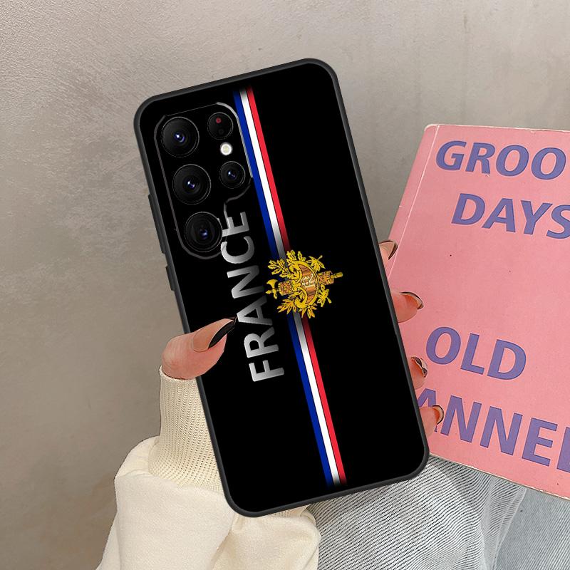 

Чехол Флаг Франции для Samsung Galaxy S24 Ultra S20 S21 S22 S23 S25 Ultra S9 S10 Plus S25 FE Чехол Coque Galaxy S25 Plus