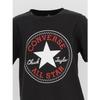 T-Shirt - CONVERSE - Core Patch - Noir - Manches courtes - 100% Coton