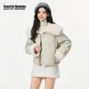 BEAUTIFUL WARDROBE Women's Korean Style Winter Down Jacket