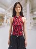 SOMSOC Kylin Hoodie Sleeveless Top_Red