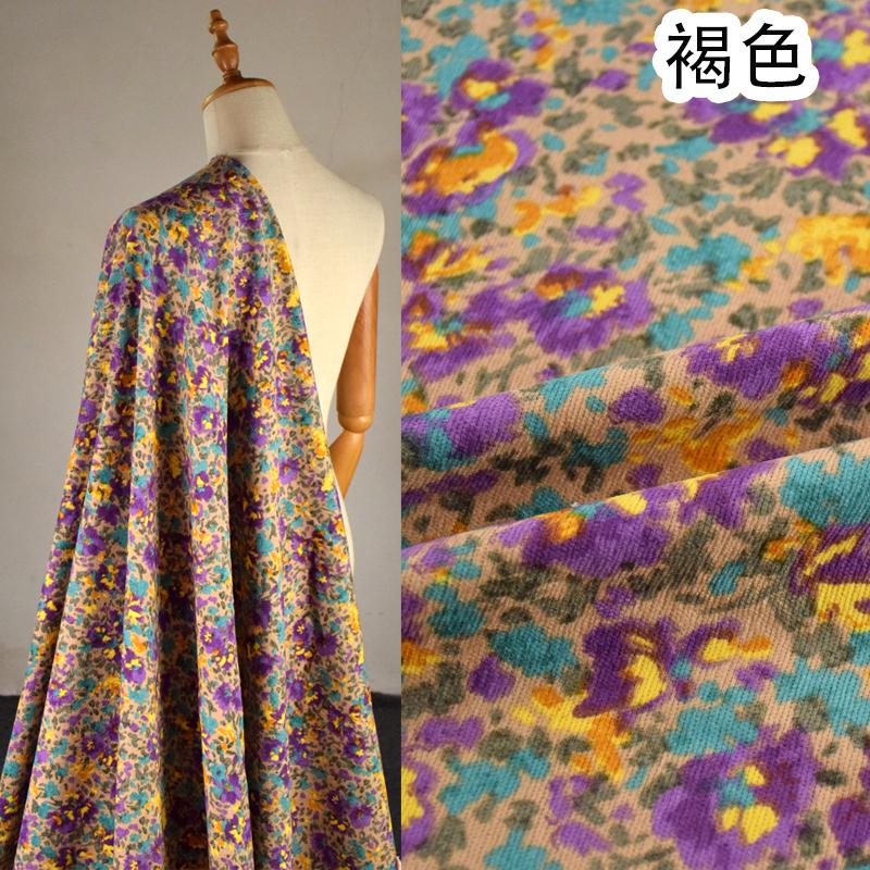 Elastischer Dicker Cordstoff, Graffiti Kleines Herz, Kinderbekleidung, Handgemachte Jacke, Schuhe, Tasche, 145x50cm, Winter