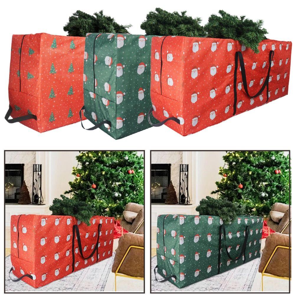 

Сумка для хранения рождественской елки из ткани Оксфорд, складная сумка для хранения в подарочной упаковке, сумка-органайзер для Рождества