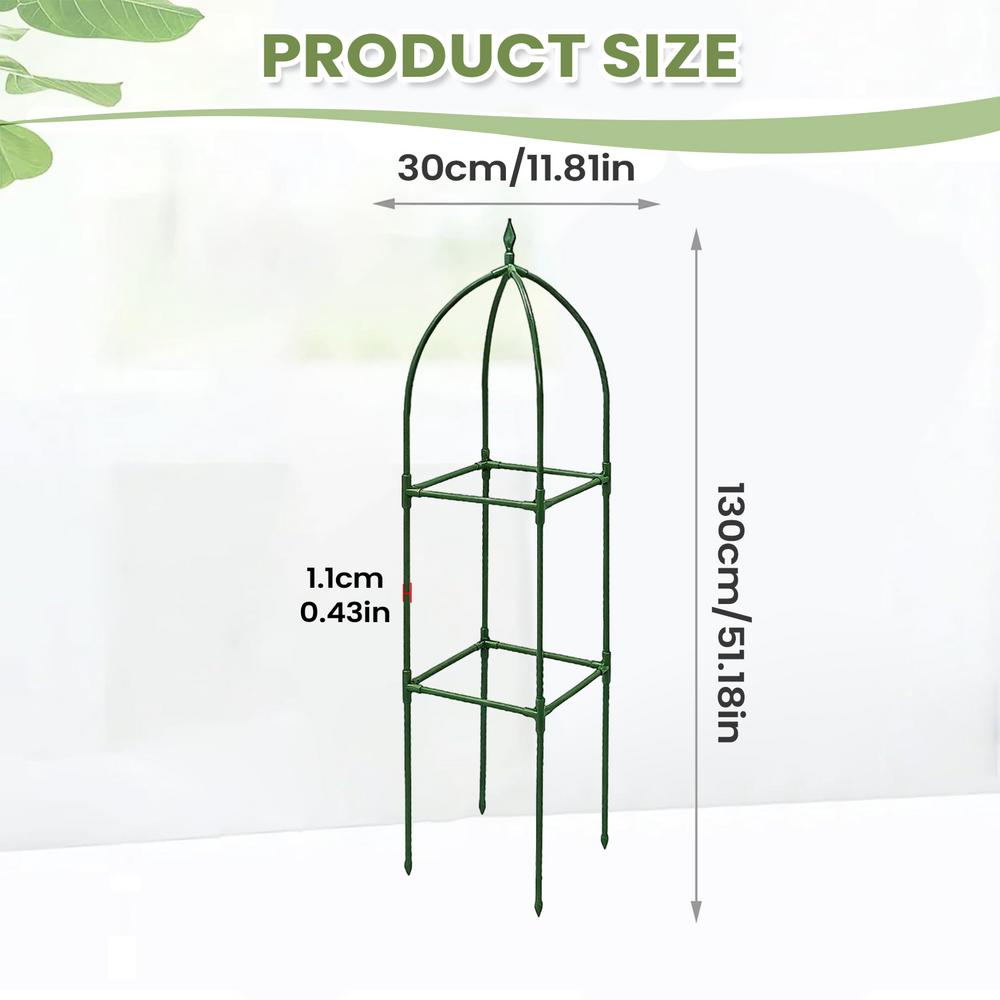 Garden Trellis for Climbing Plants Adjustable Height Vertical Stand Frame Holder Metal Garden Trellis for Balcony House Outside