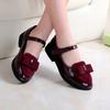 Mädchen flache Schuhe Kinder Prinzessin Schuhe Schleife Süße Kinder Mary Janes Elegant Klassisch Britischer Stil Mode Herbst