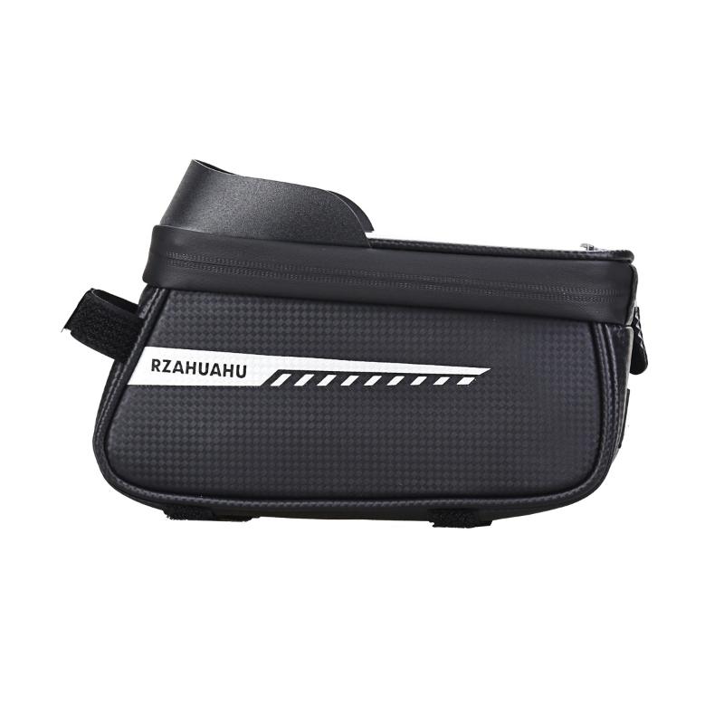 Bicycle Front Beam Bag Front Tube Cycling Bag Bicycle Waterproof Phone Case Holder Touchscreen Waterproof Bag Accessories